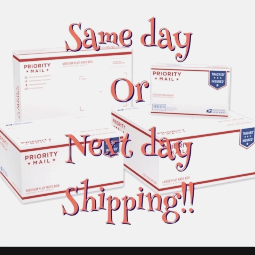 SAME DAY SHIPPING